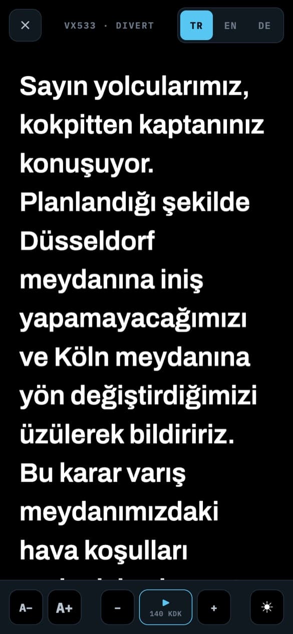 PA Copilot ekran görüntüsü